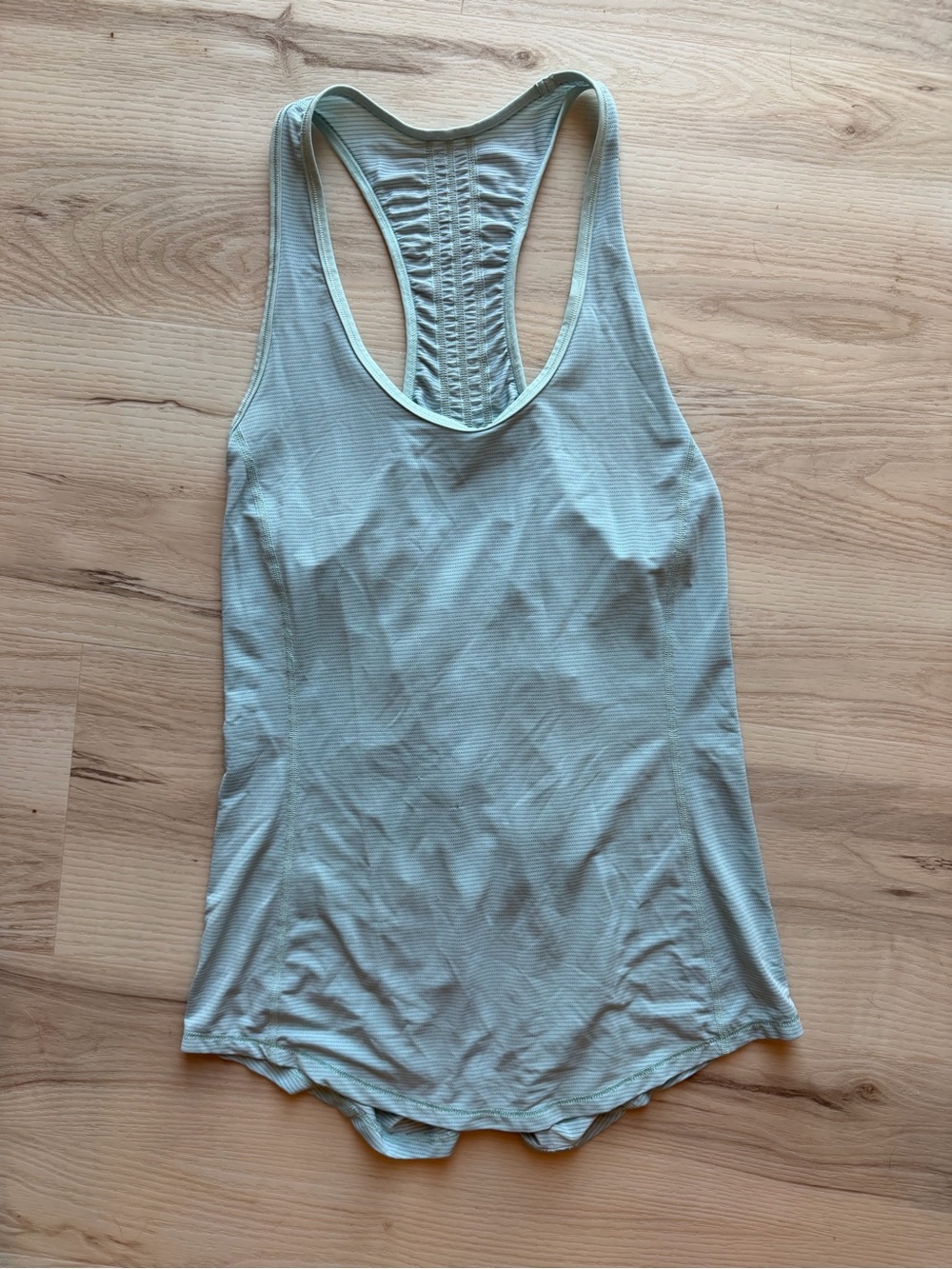 lululemon athletica Light Aqua Runner Up Ruched Racerback Tank - Picture 3 of 8